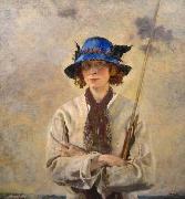 William Orpen The Angler oil painting on canvas